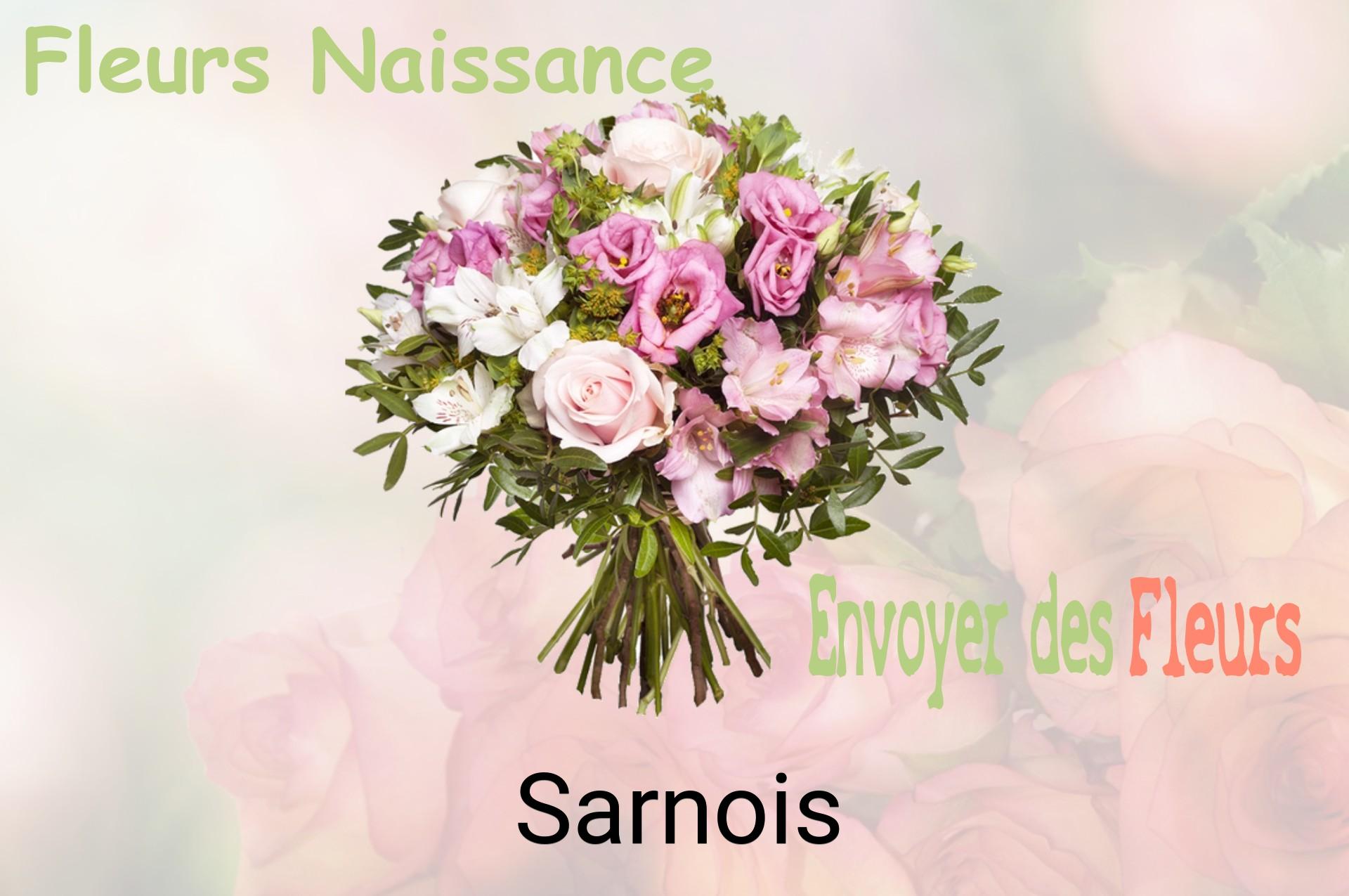 Bouquet de fleurs de naissance livré à Sarnois